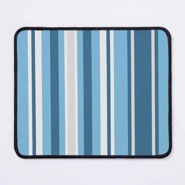 Item preview, Modern Colorful Blue White Southwestern Boho Geometric Vertical Stripes Pattern designed and sold by BWDecorPattern.