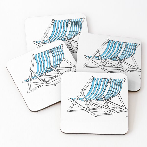 Item preview, Seagull and deck chairs designed and sold by CecileLenam.