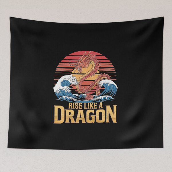Item preview, Rise Like a Dragon - Empowering Motivational Design designed and sold by love3617.