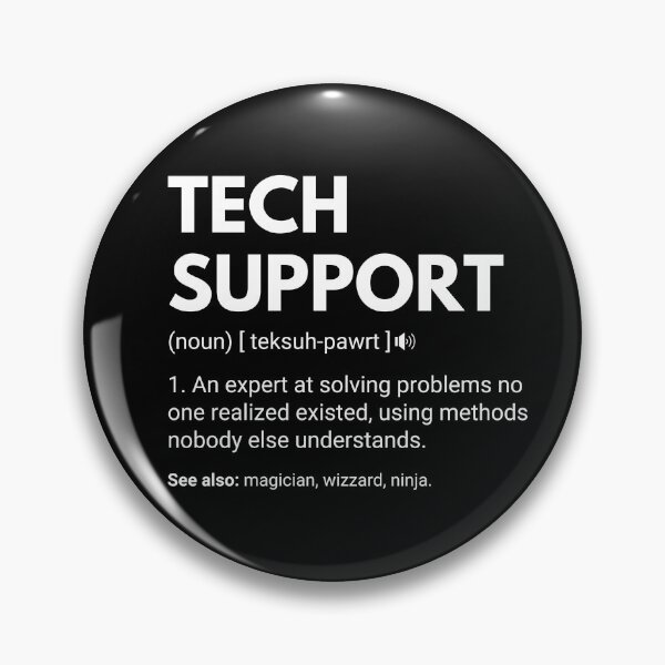 Item preview, Tech Support Funny Work Definition designed and sold by CuteLovelyDesigns.
