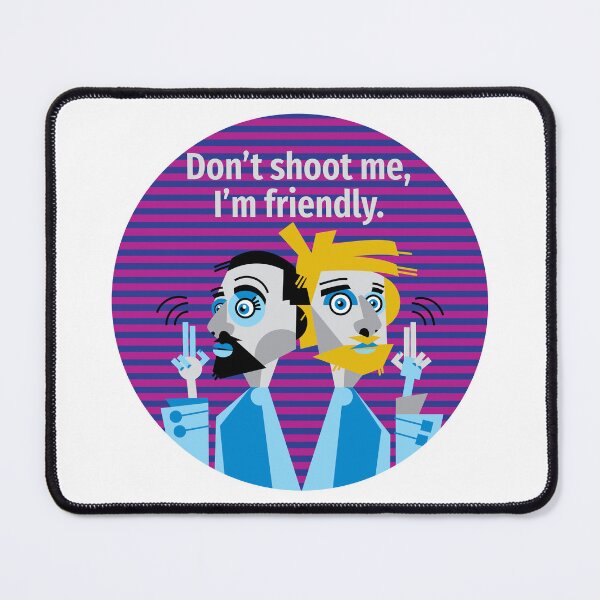 Item preview, Don’t shoot me, I’m friendly. designed and sold by SlavSlav.