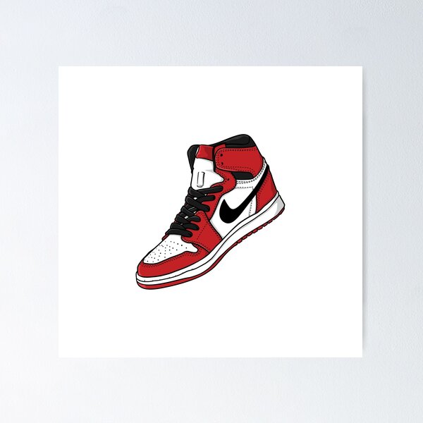 Artikel-Vorschau von Einzelner Retro CLASSIC RED Sneaker Sneakerhead Retro Sneakerhead - Retro Schuhliebhaber Kunst, designt und verkauft von Zuriel Hargrove.