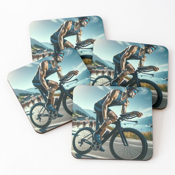 Item preview, Elite Triathlon Cyclist – Speed & Power on the Race Course designed and sold by Triathlongram.