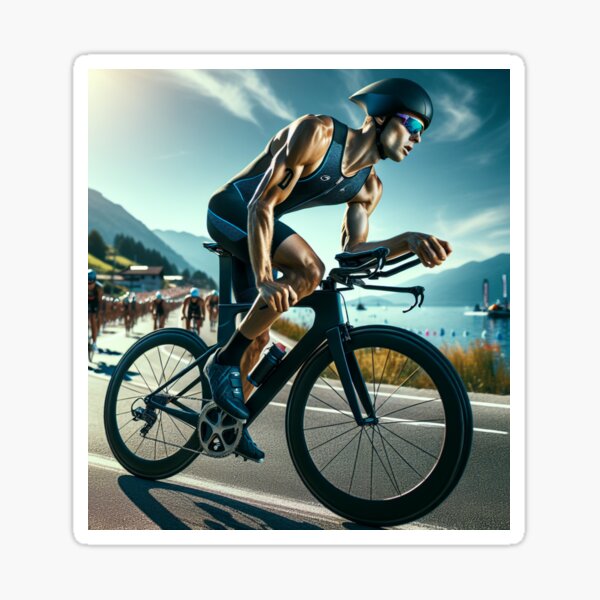 Item preview, Elite Triathlon Cyclist – Speed & Power on the Race Course designed and sold by Triathlongram.
