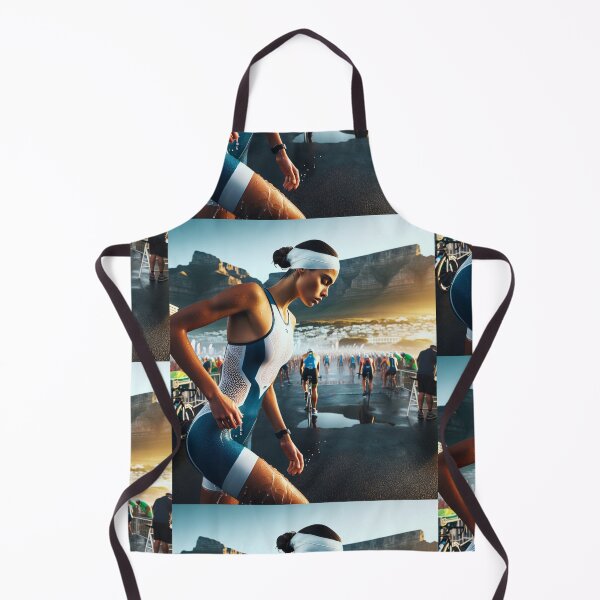 Item preview, Fearless Female Triathlete – Swim to Bike Transition in Full Focus designed and sold by Triathlongram.