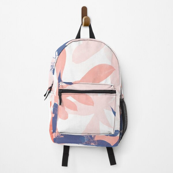 Item preview, Botanical Bliss - Elegant Floral Art in Coral and Navy designed and sold by Sghm.Shop.