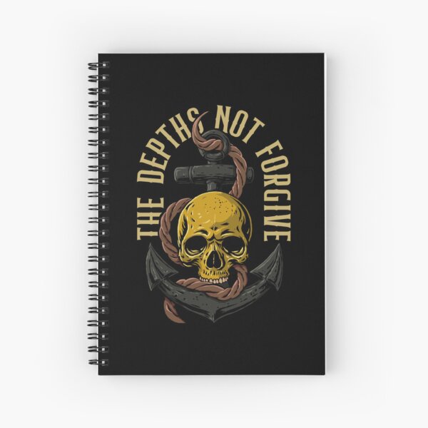 Item preview, The Depths Not Forgive – Nautical Skull Art designed and sold by AK-STORE-ART.