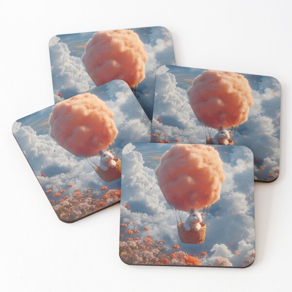 Item preview, Fluffy bunny fluffy hot air balloon designed and sold by Brendon987.
