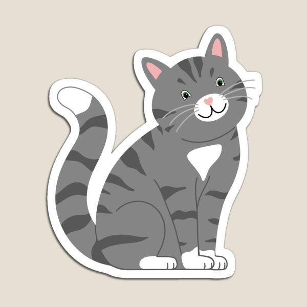 Item preview, Grey Cat designed and sold by spoonlessmarket.