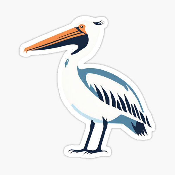 Item preview, Graceful Pelican | Coastal Bird Art designed and sold by KiValuate.