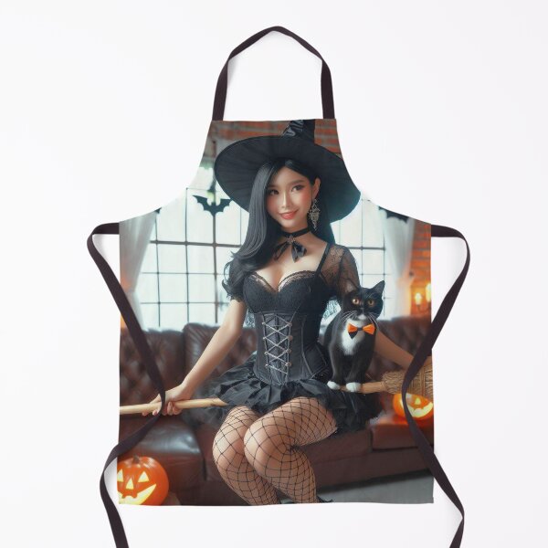 Item preview, AI Anime Witch With Cat 0313 designed and sold by Aqualung1971.