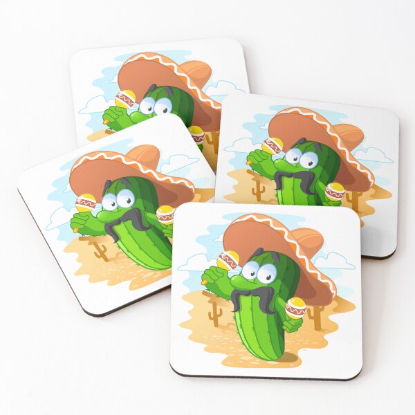 Item preview, Funny Cactus with Sombrero and Tacos designed and sold by Andrey Prokopenko.