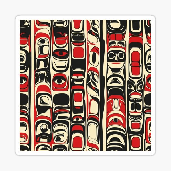 Aperçu de l'œuvre Esprit Haida, Harmonie Ancestrale créée et vendue par MidArtForge.