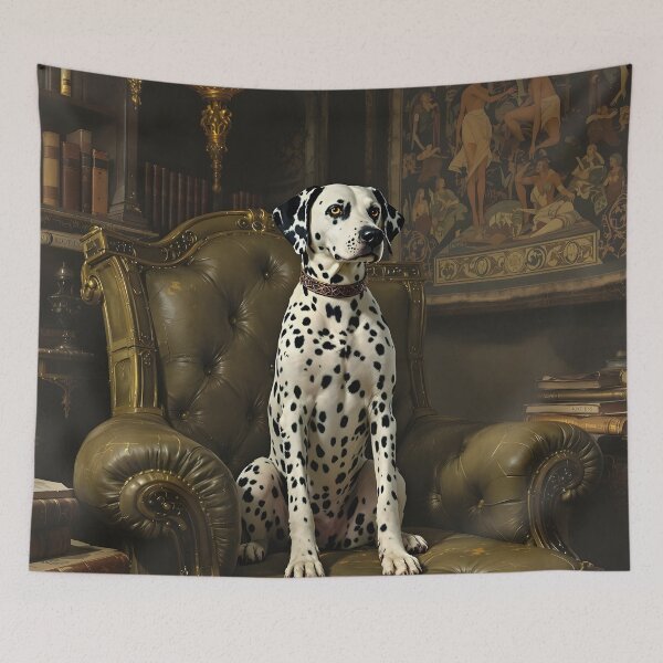 Item preview, Dalmatian and Chair designed and sold by HabitableMoons.