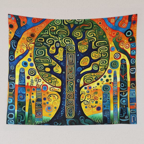 Item preview, Totem Forest 5 designed and sold by George Hutton Hunter.