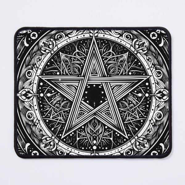Item preview, Pentagram (Black and White) designed and sold by Magna Mater.