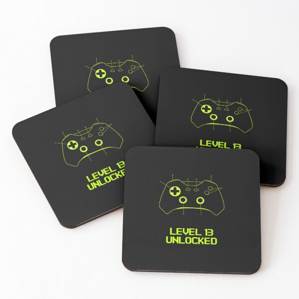 Item preview, Level 13 Unlocked – Gamer Birthday Celebration designed and sold by Grin22.