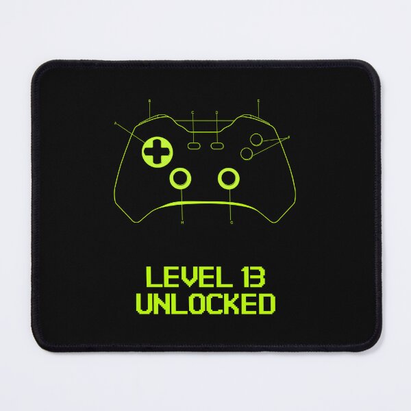 Item preview, Level 13 Unlocked – Gamer Birthday Celebration designed and sold by Grin22.