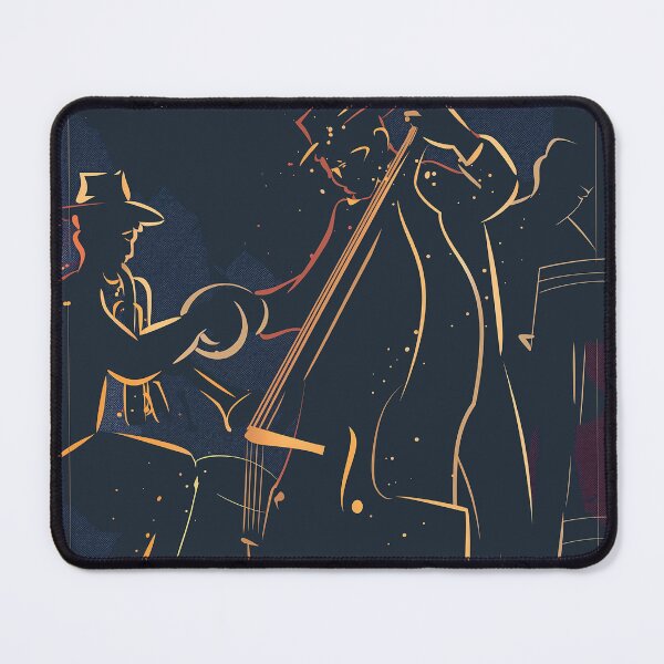 Item preview, Jazz Festival Poster – Elegant Line Art Music Design designed and sold by djovan.