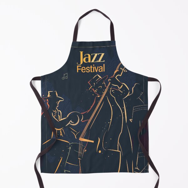 Item preview, Jazz Festival Poster – Elegant Line Art Music Design designed and sold by djovan.