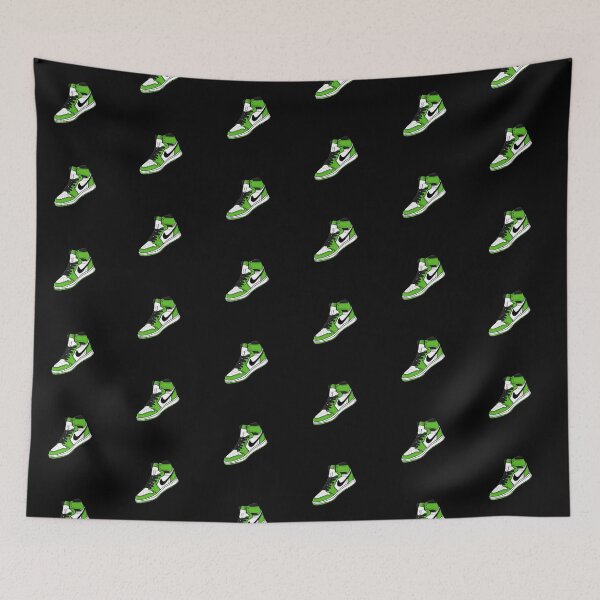 Item preview, Single Retro LUCKY GREEN Sneaker Sneakerhead - Retro High Shoe Lover Art designed and sold by Zuriel Hargrove.