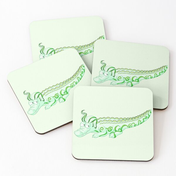 Item preview, Lime Swirl Gator designed and sold by joysqueezed-out.