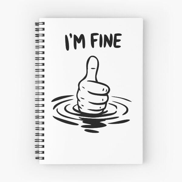 Item preview, I'm Fine Thumbs Up designed and sold by Wirtuozo.