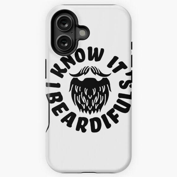 Item preview, I know it's beardiful black print designed and sold by ten09.