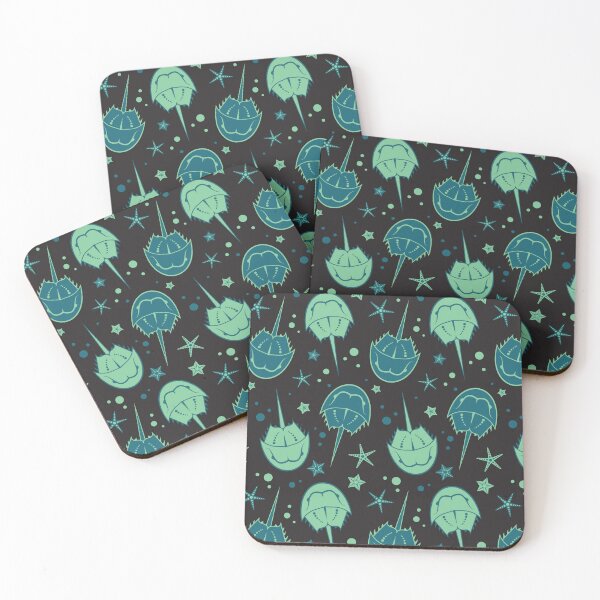 Item preview, Horseshoes And Stars Blue and Green designed and sold by Hannah Dowell.