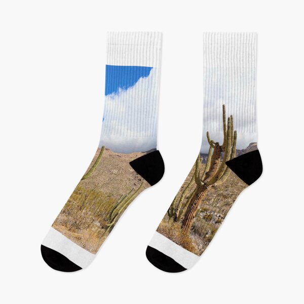 Item preview, Clouds Saguaro Cacti Catalina  Mountain Views designed and sold by simonjayphotos.