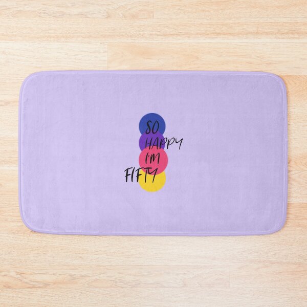 Item preview, So Happy I’m Fifty – Fun & Colorful 50th Birthday Design designed and sold by Grin22.