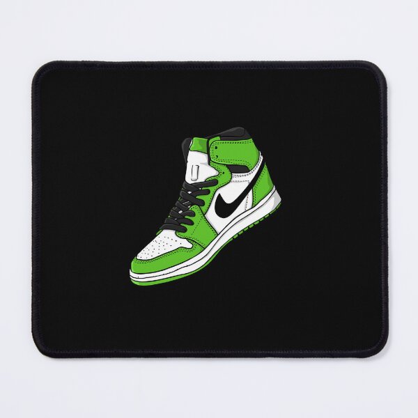 Item preview, Single Retro LUCKY GREEN Sneaker Sneakerhead - Retro High Shoe Lover Art designed and sold by Zuriel Hargrove.
