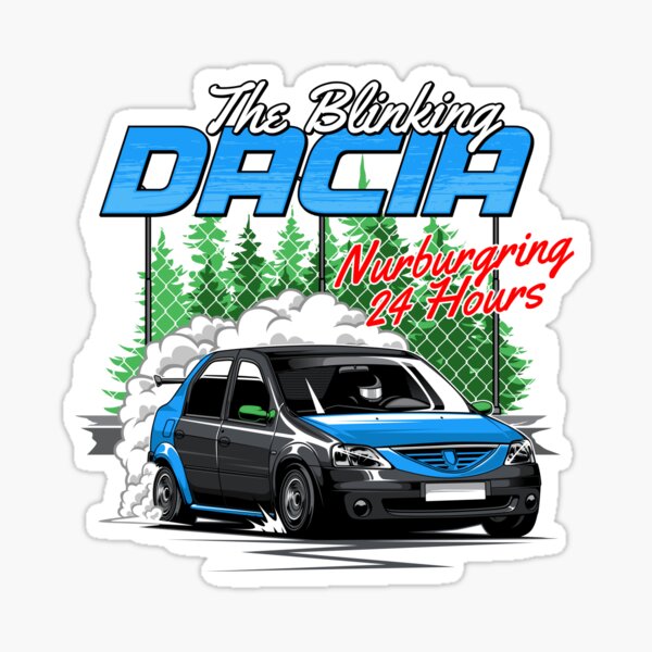Item preview, Dacia Racing - Unexpected Power and Performance Art designed and sold by Not Hugo.