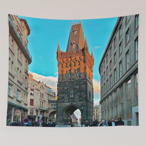 Item preview, The Powder Tower – A Medieval Gateway to Prague’s Old Town designed and sold by MancBusyBee.