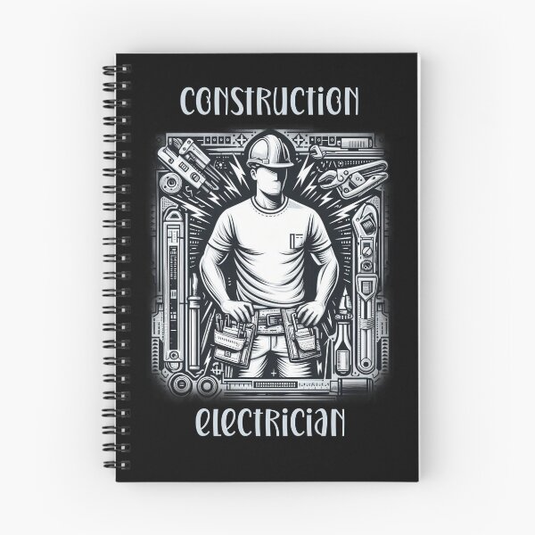 Item preview, construction electrician designed and sold by EuropeanPrints.