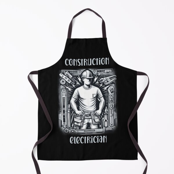 Item preview, construction electrician designed and sold by EuropeanPrints.