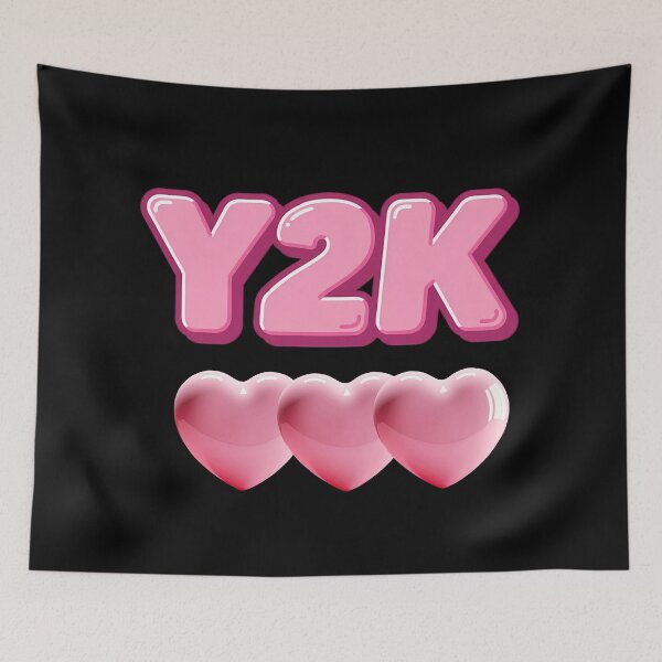 Item preview, Y2K pink Heart Vibes – Retro 2000s Graphic Tee designed and sold by WorldAniPicture.