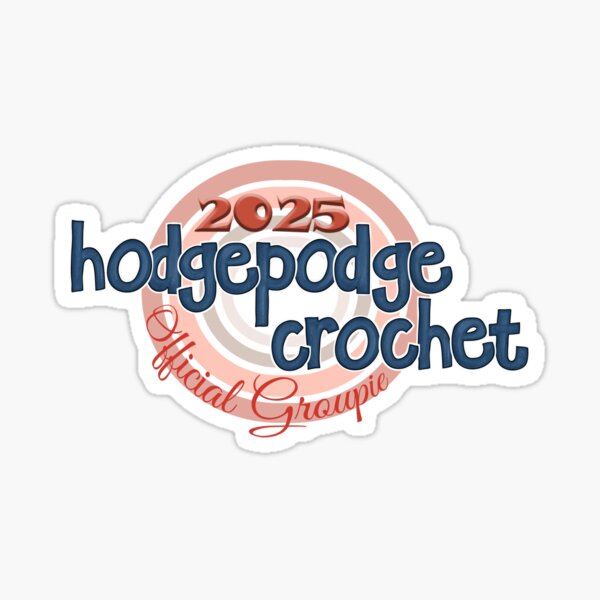 Vista previa del artículo con la obra «Groupie de crochet de HodgePodge 2025», diseñado y vendido por HodgePodge Crochet.