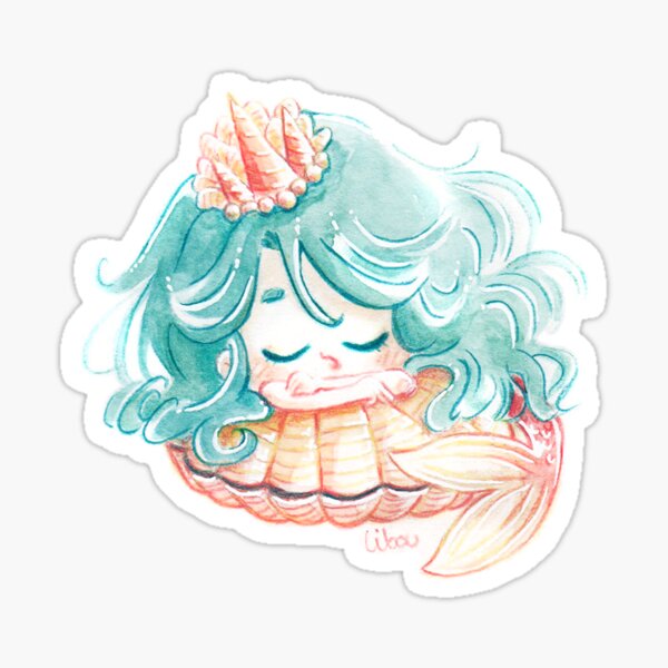 Chibi princesse sirène Sticker