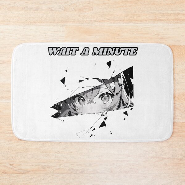 Item preview, Anime Girl Looking Through Cracks WAIT A MINUTE designed and sold by FAMILY DYNASTY.