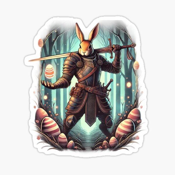 Item preview, Easter Bunny Warrior designed and sold by Fantasy-Vibes.