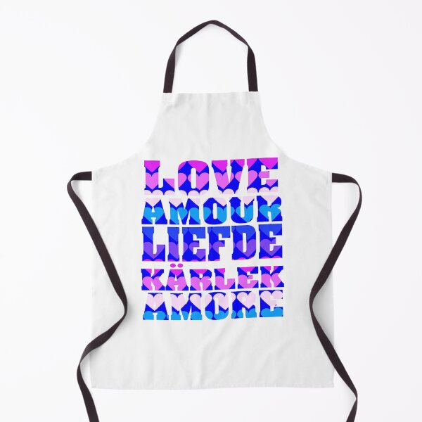Aperçu de l'œuvre L'amour dans différentes langues Rose Violet Bleu créée et vendue par ValeriesGallery.