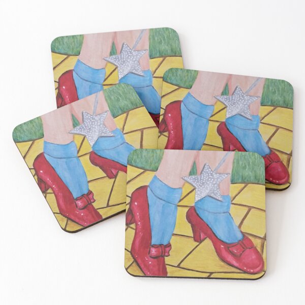 Item preview, Ruby Red Slippers on The Yellow Brick Road designed and sold by kazboart.