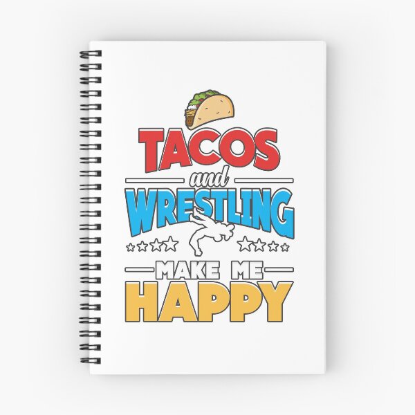 Item preview, Tacos and wrestling make me happy gift men women wrestling  lovers designed and sold by itsagrind.