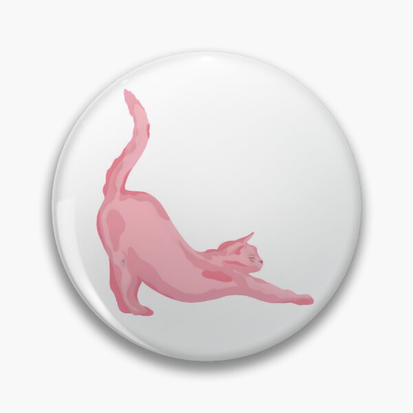 Item preview, Stretching Pink Cat designed and sold by Sophscreation.