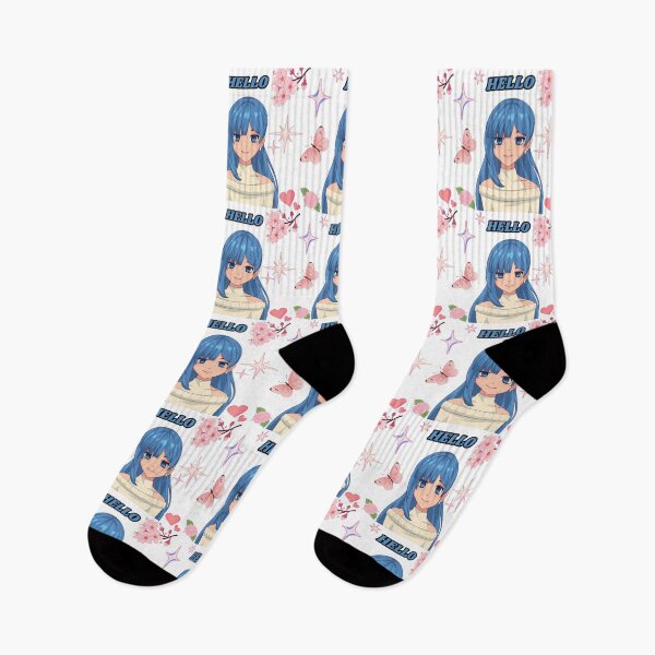 Item preview, ANIME GIRL SAYING HELLO designed and sold by FAMILY DYNASTY.