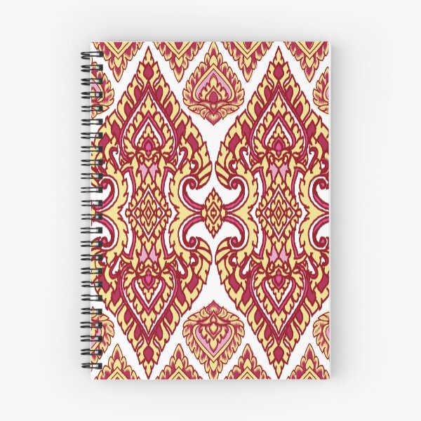 Item preview, Thai Traditional Ornamental Pattern | Elegant Gold & Red Motif designed and sold by Mondee Shop.