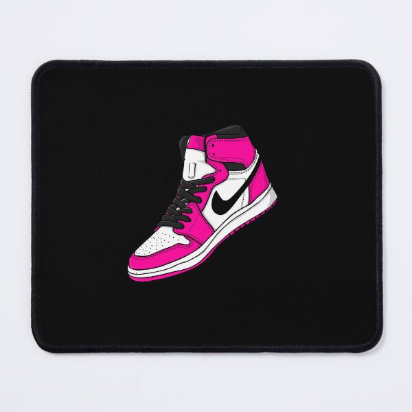 Item preview, Single Retro HOT PINK Sneaker Sneakerhead - Retro High Shoe Lover Art designed and sold by Zuriel Hargrove.
