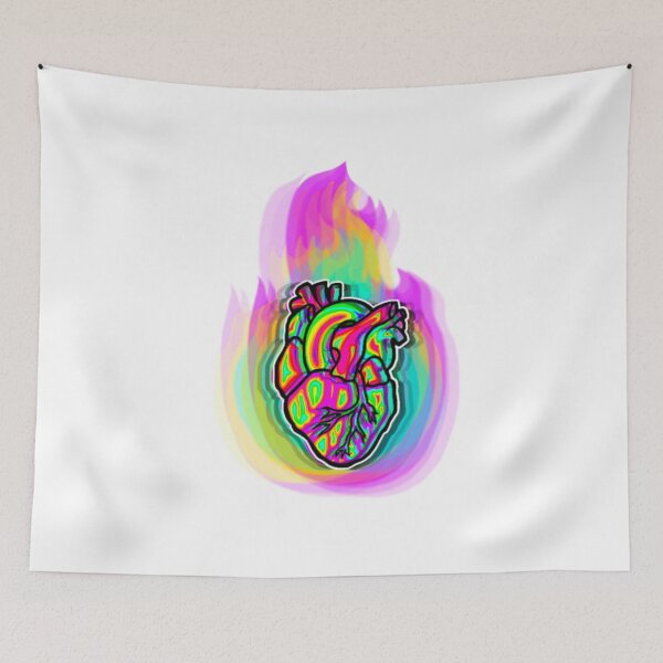 Item preview,  White Heart on fire designed and sold by Radicalyul.