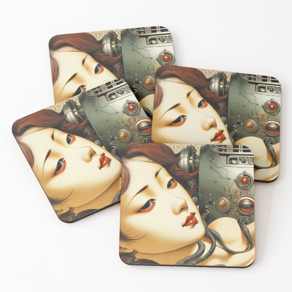 Item preview, Robot Shunga Imitation Japanese Erotica #137 designed and sold by NickWhittleArt.